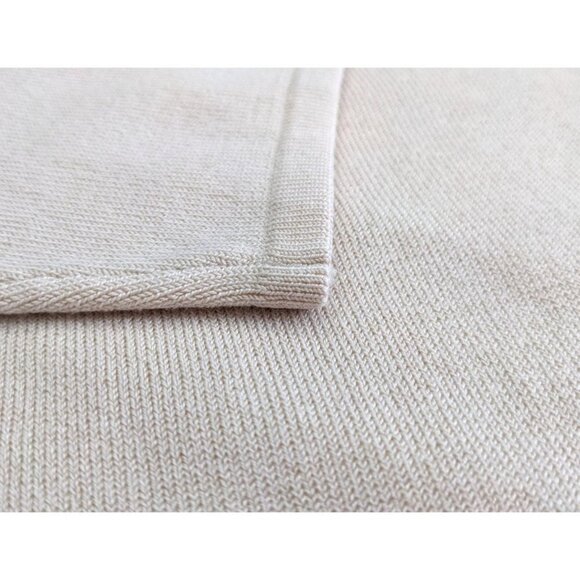 Vintage 70s/80s ANDREA VICCARO Ivory 75% Silk 3/4 Sleeve Sweater Size 1X - Picture 3 of 6